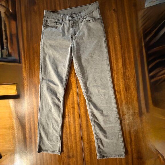 Levis 511 Mens Slim Fit Stretch Jeans Gray 30 W X 30 L Denim TENCEL - Picture 2 of 8